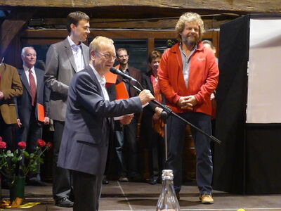 Ralf Roeckel bei der Ehrung