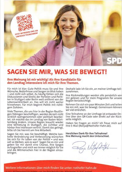 Flyer Ronja Nothofer-Hahn