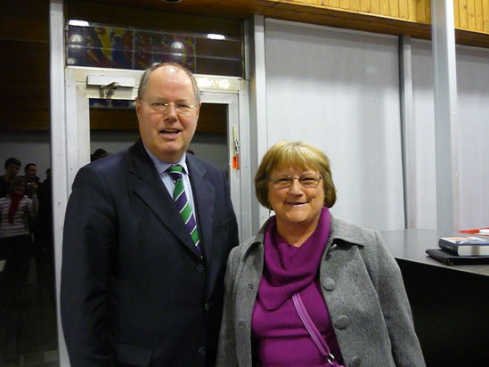 Angela Madaus und Peer Steinbrück