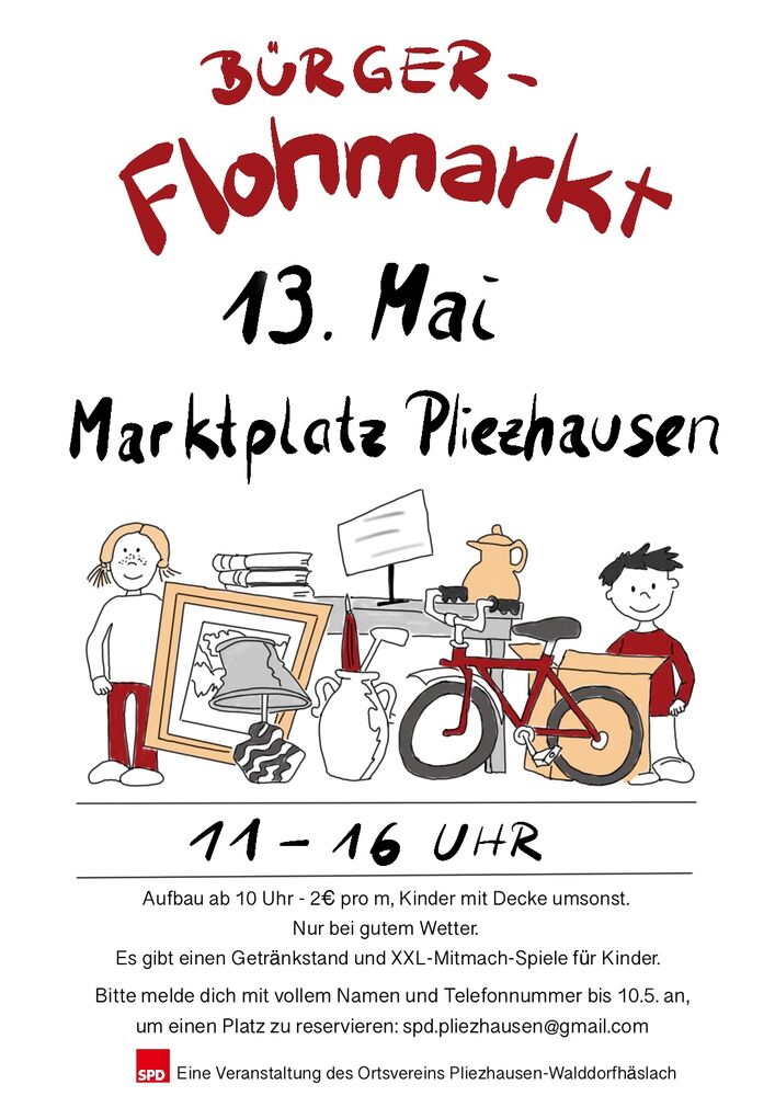 Plakat Flohmarkt 2023